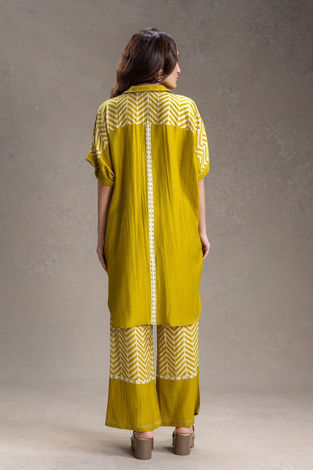 KYOMI PRINTED KIMONO CO-ORD SET
