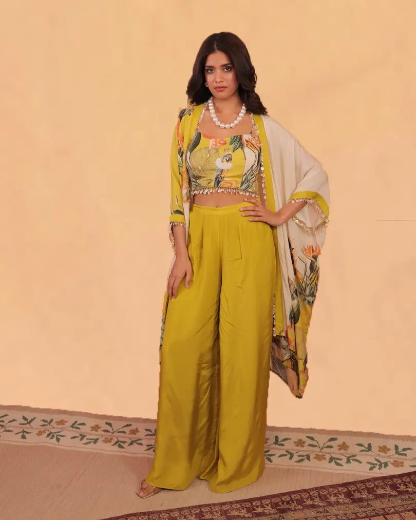 Kokum Shrug Co-ord Set