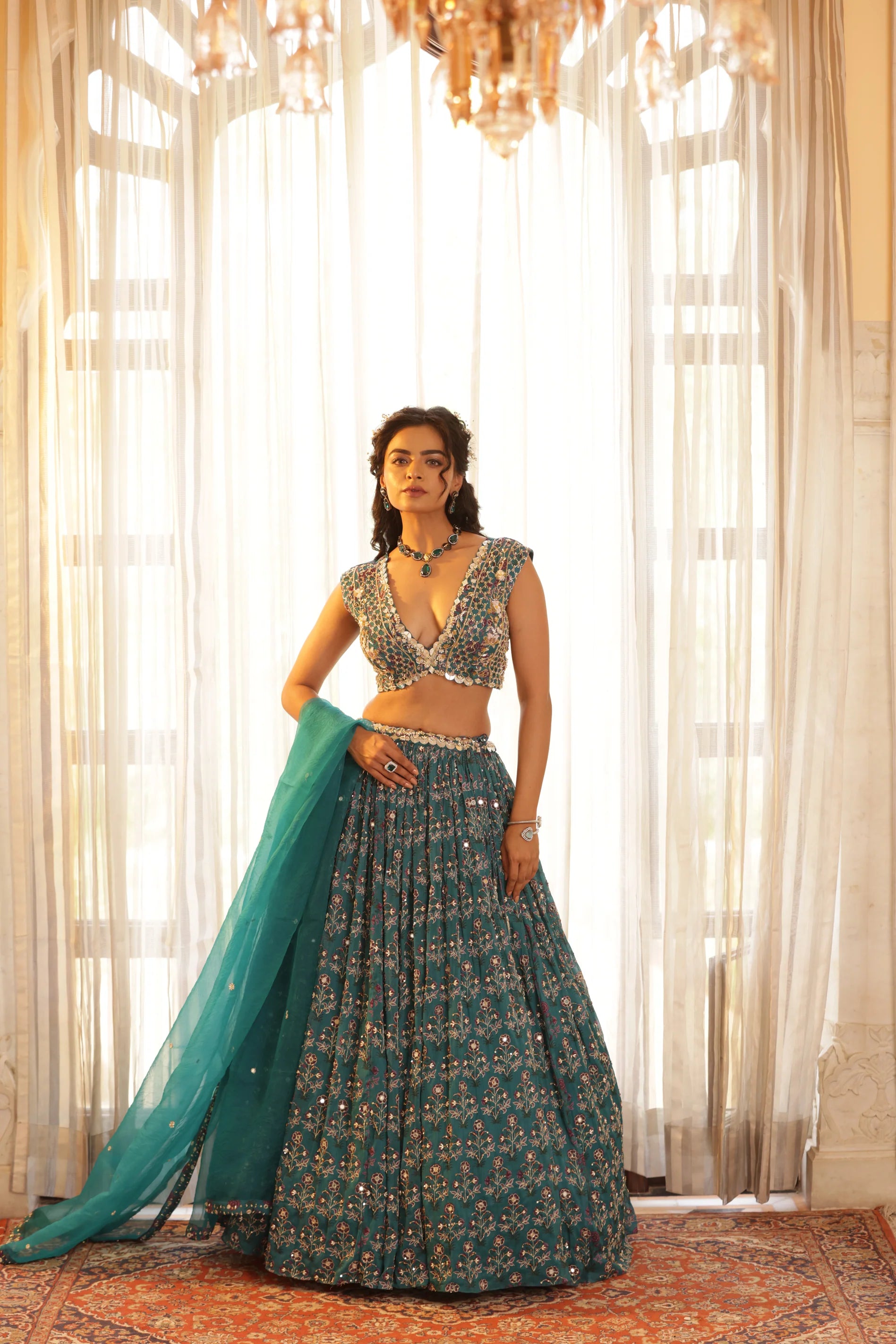 Aanchal Jain in Khwaab Lehenga Set