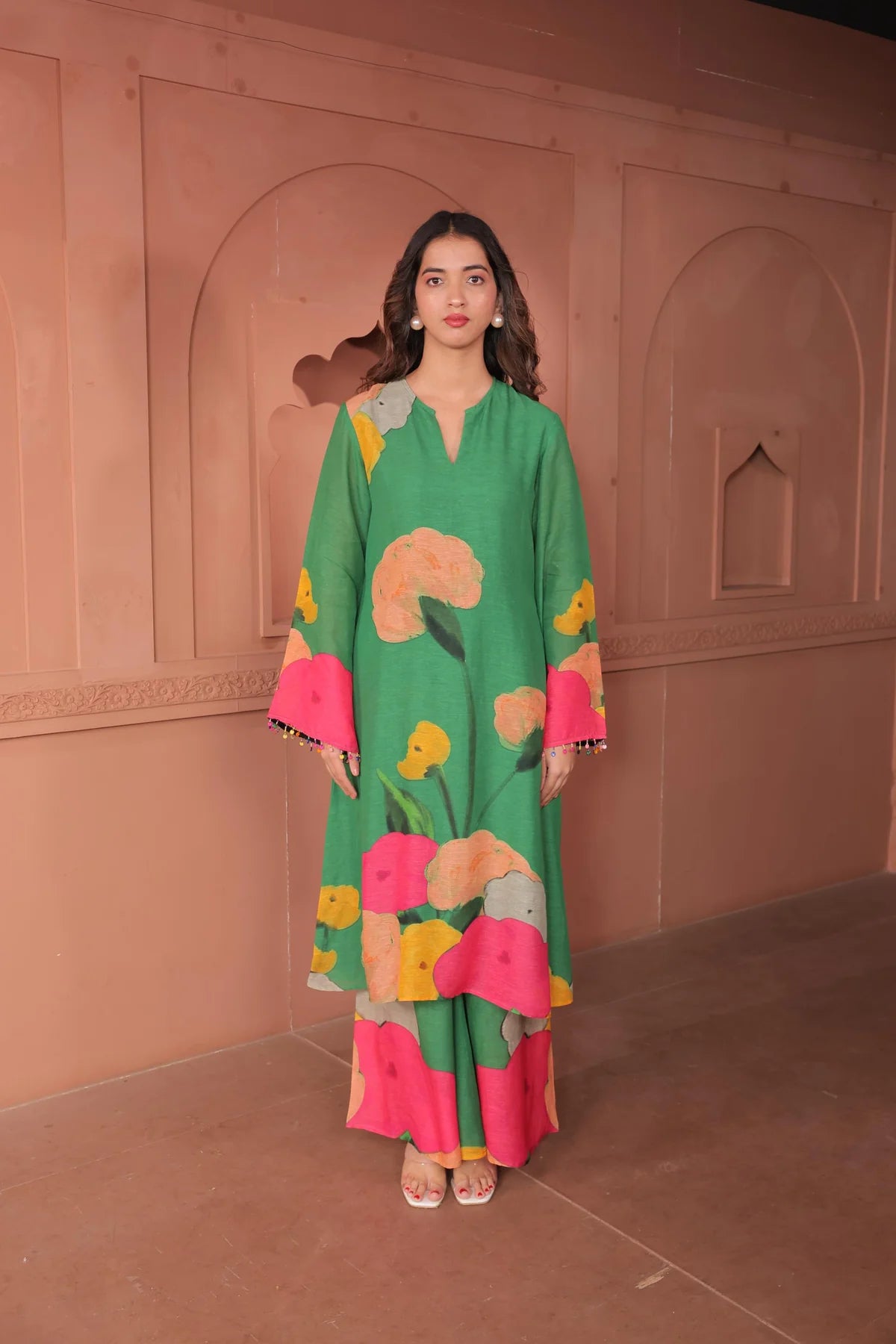 Pankhudi A-line Kurta Set