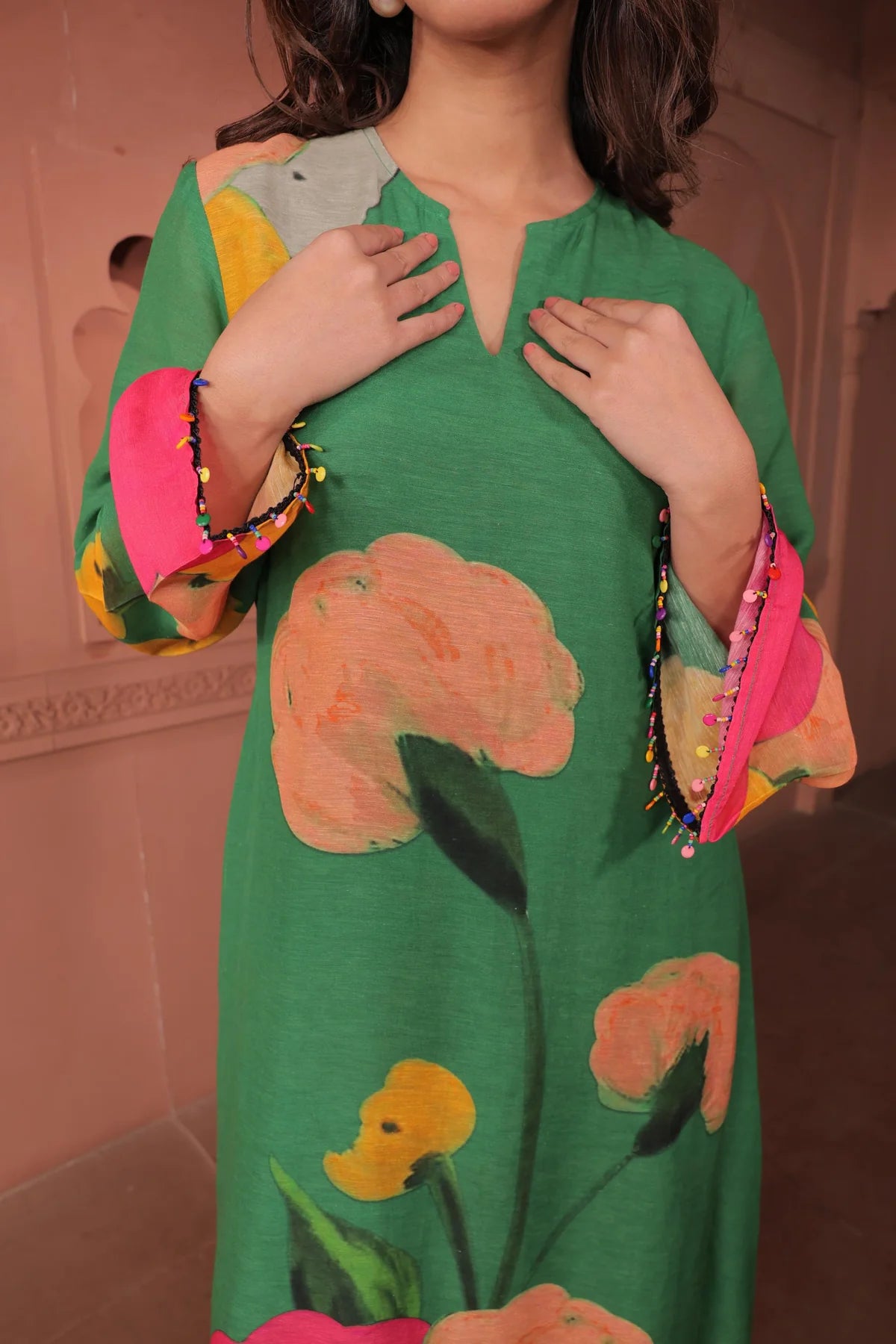 Pankhudi A-line Kurta Set