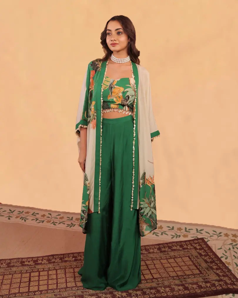 Kokum Shrug Co-ord Set