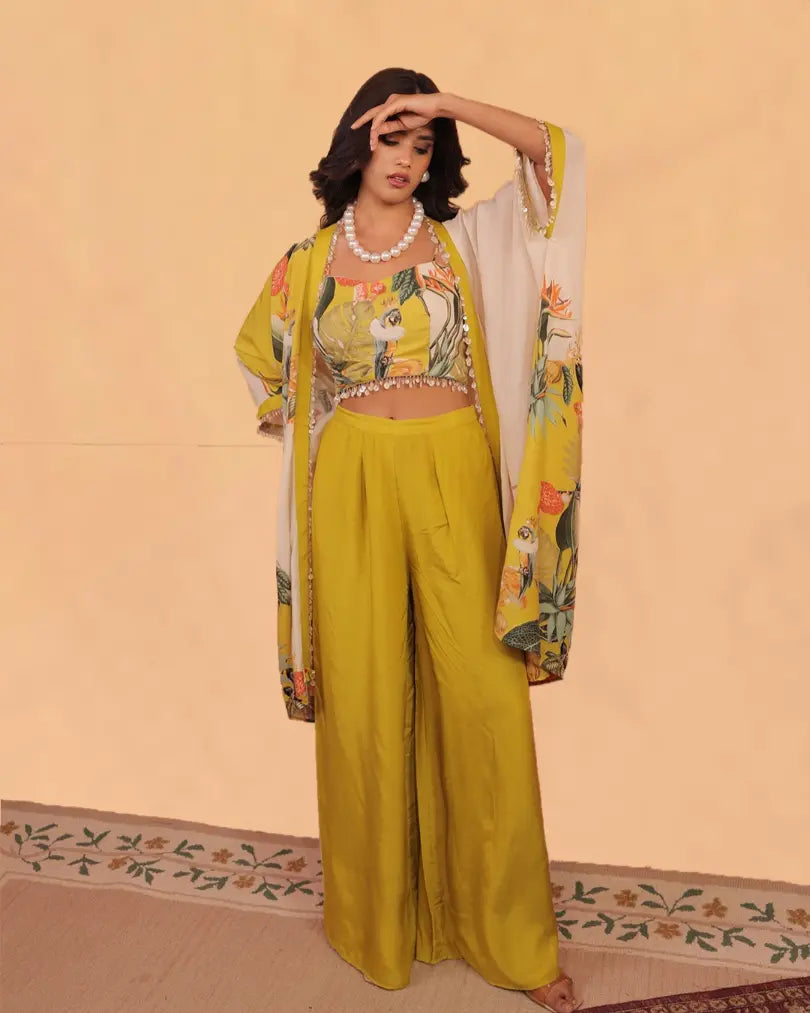 Kokum Shrug Co-ord Set