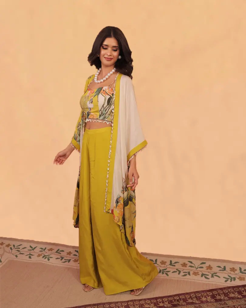 Kokum Shrug Co-ord Set