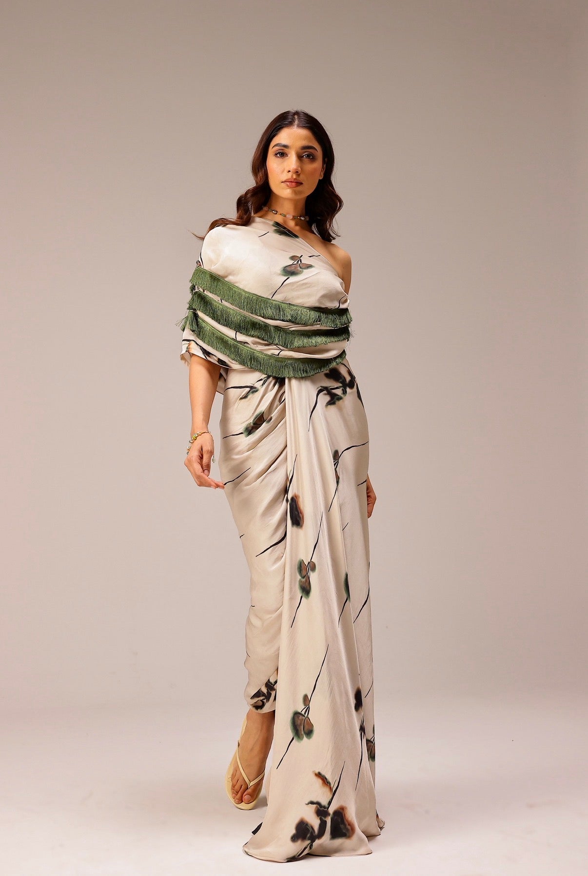 Eden One-Shoulder Gown