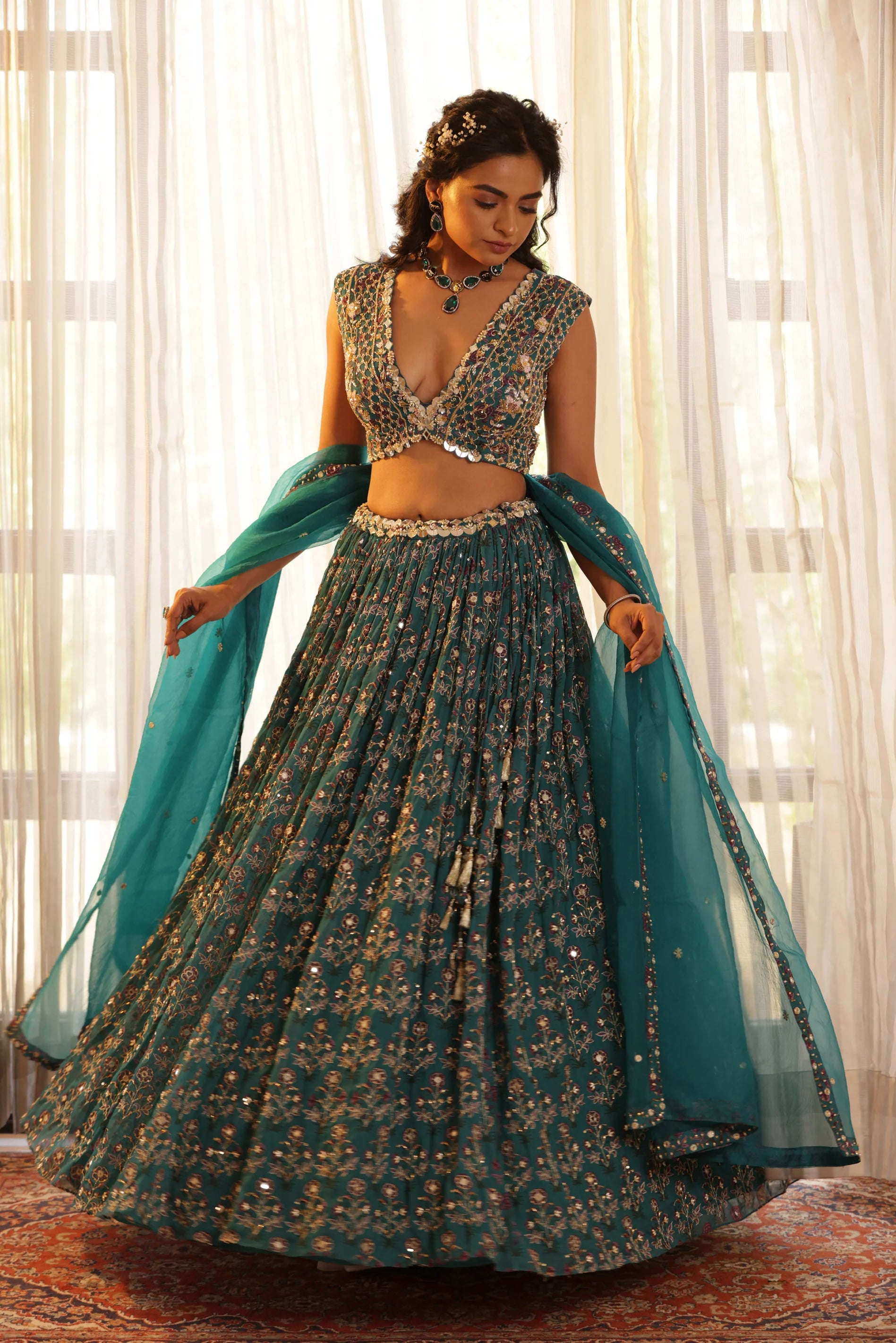 Aanchal Jain in Khwaab Lehenga Set