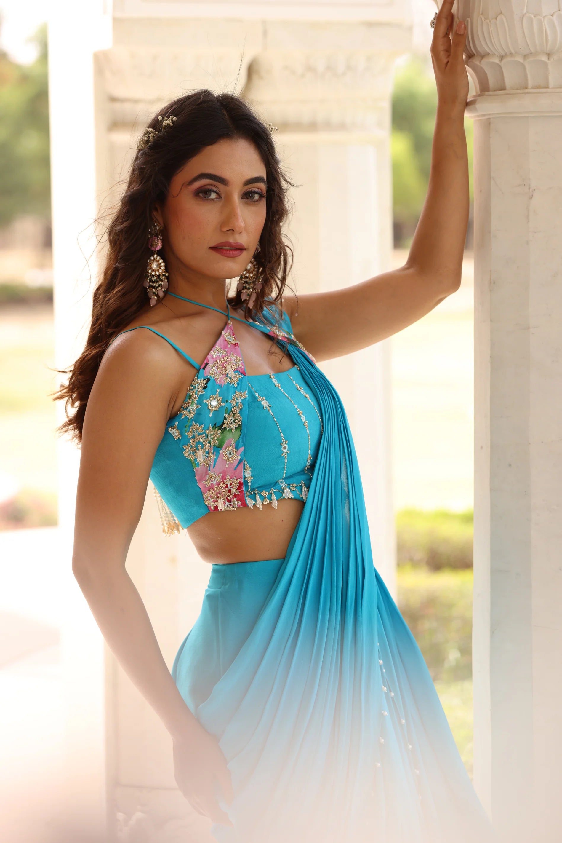 Sahiba Drape Saree Set