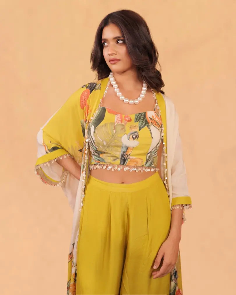 Kokum Shrug Co-ord Set