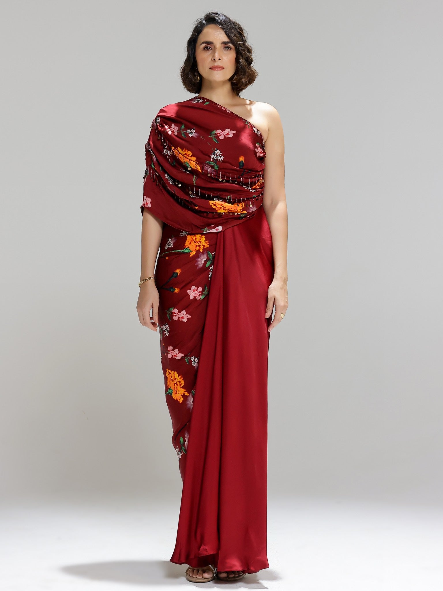 Scarlett One Shoulder Gown