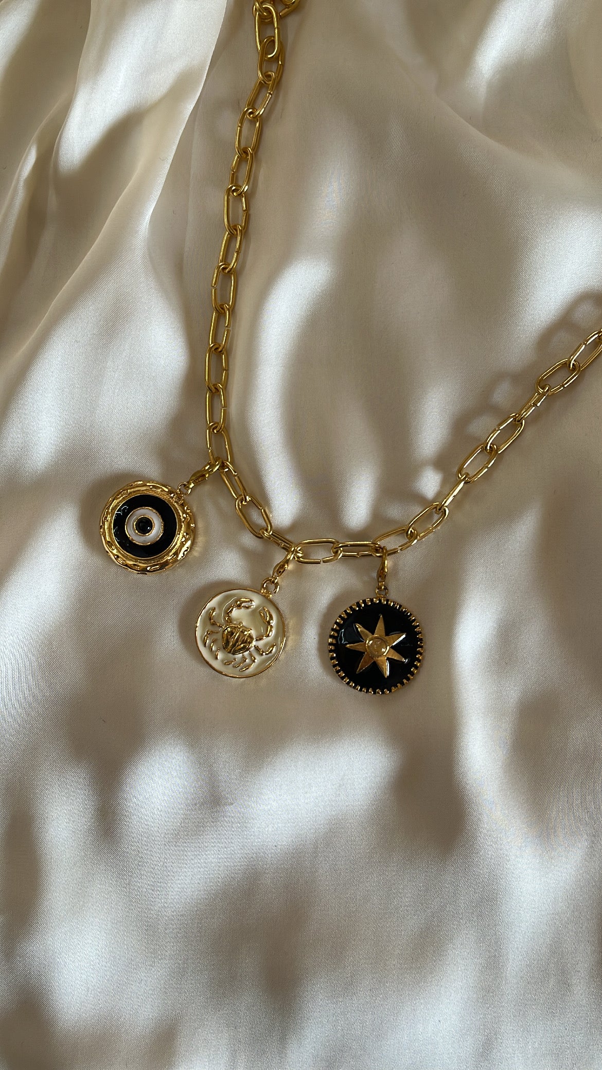 3 in one Charm Necklace