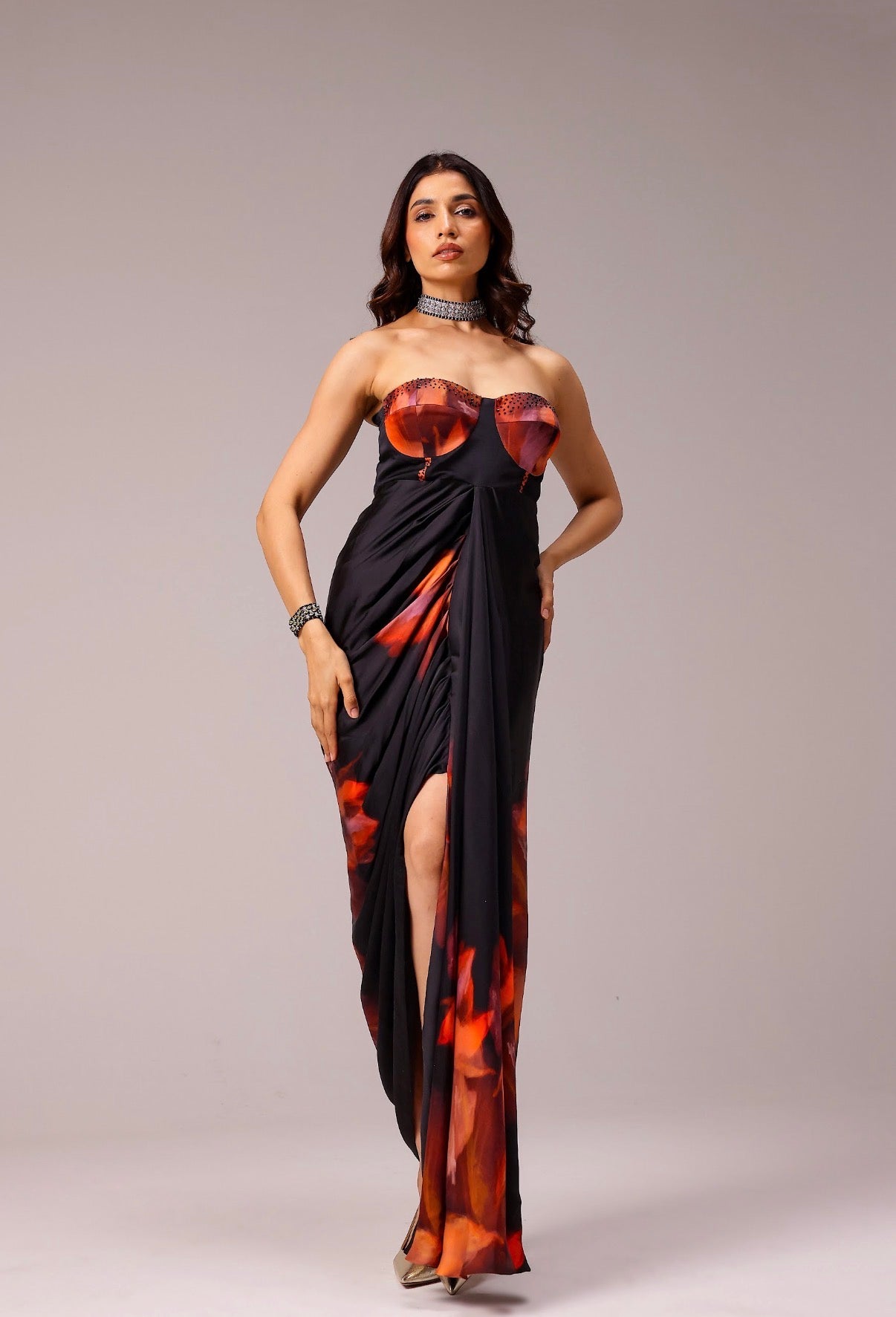 Sienna Draped Gown