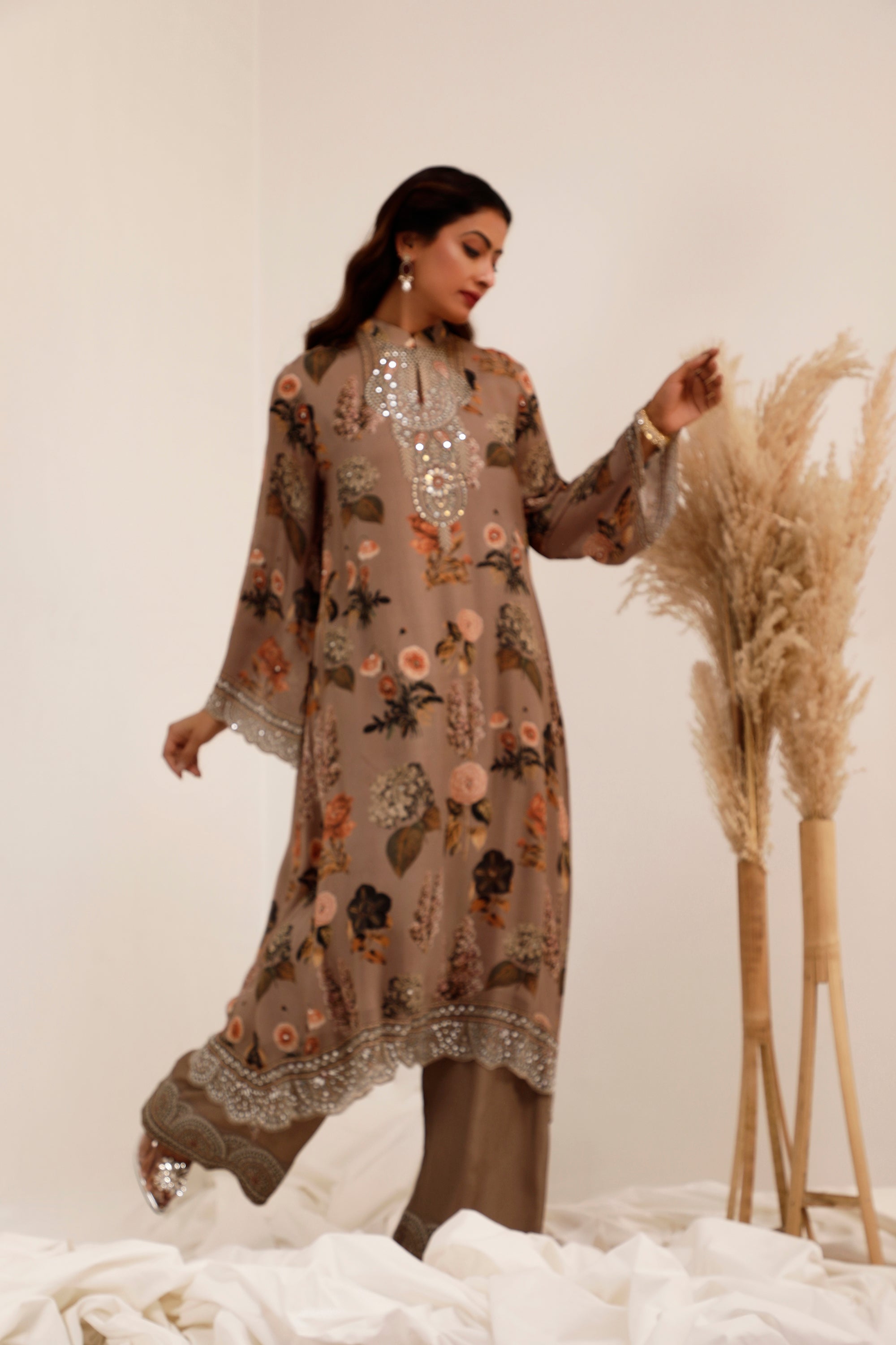 AAINA - A-LINE KURTA SET