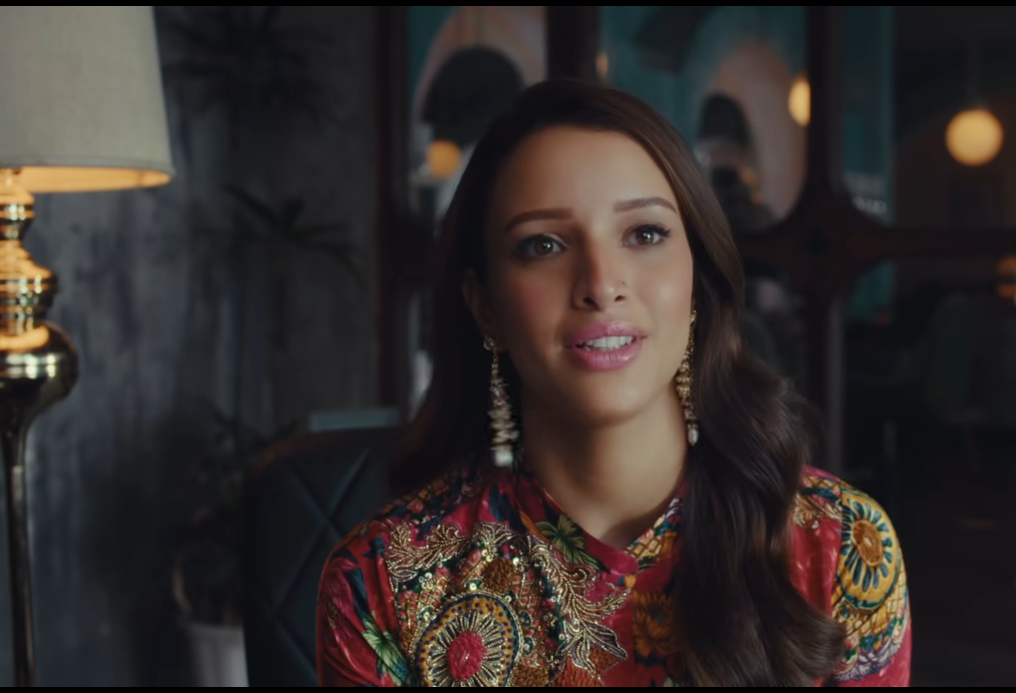 Tripti Dimri in Torana Embroidered Peplum Top with Dhoti Pants