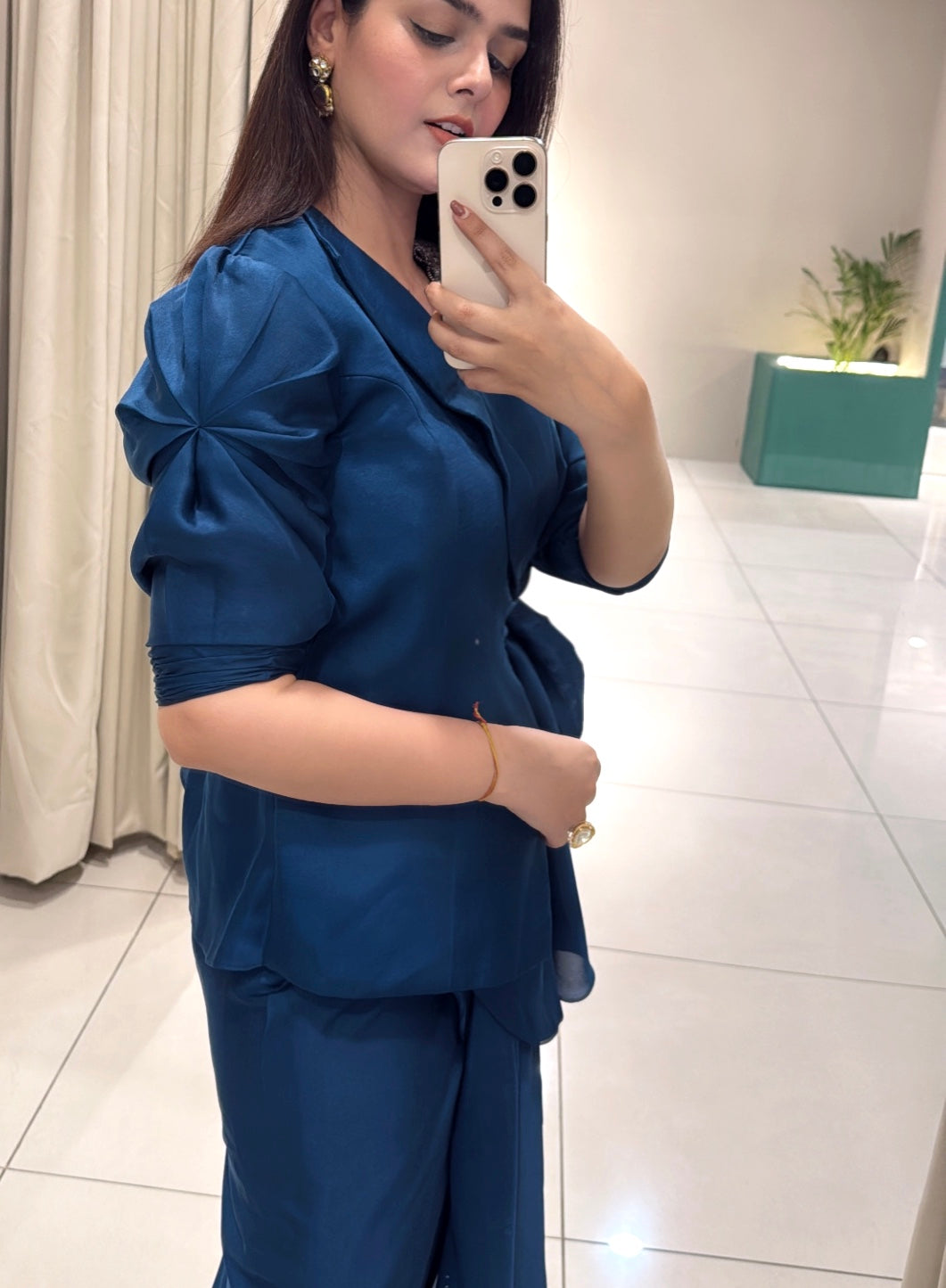 Oyster Concept Draped Co-ord Set