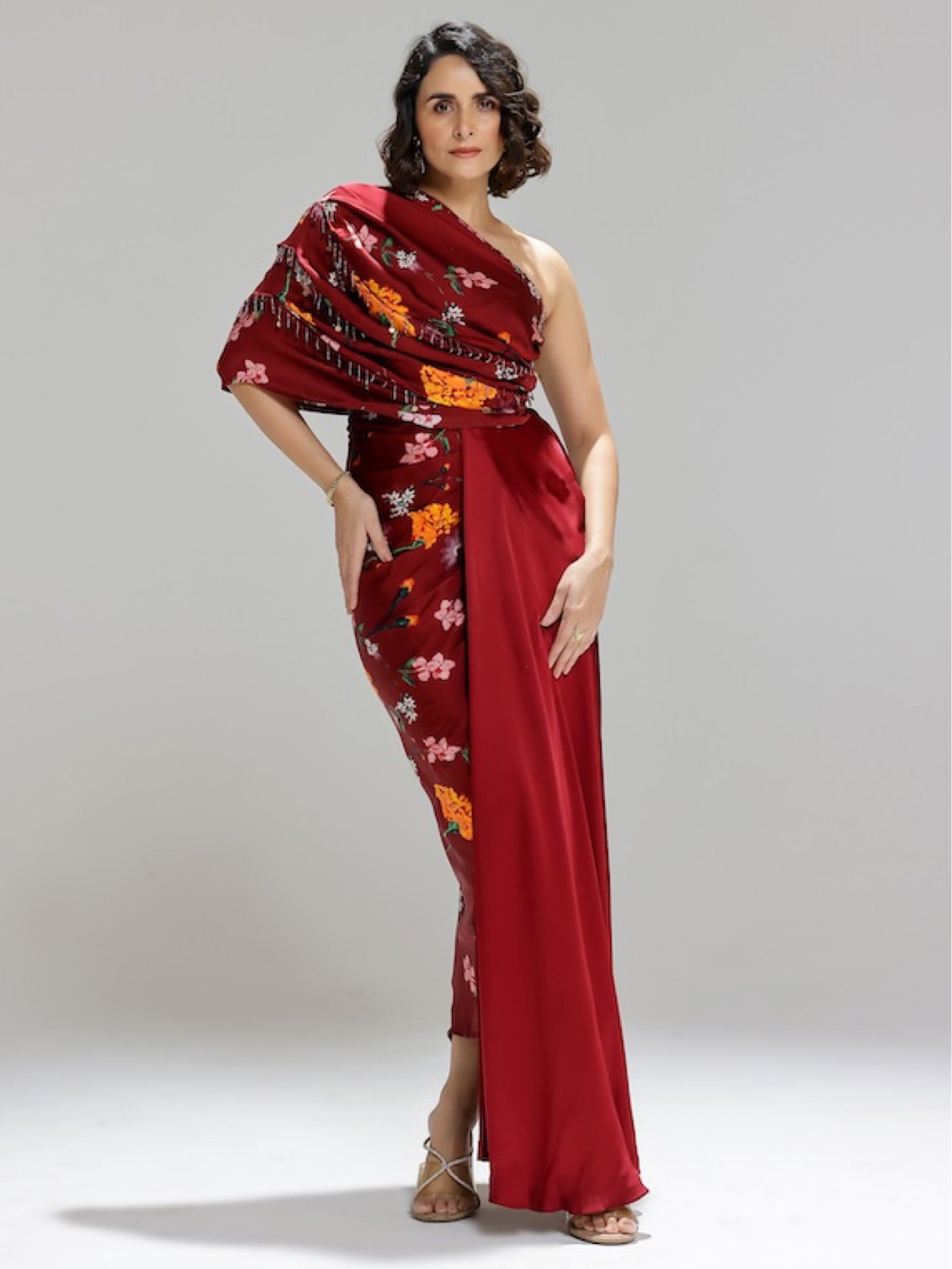 Scarlett One Shoulder Gown