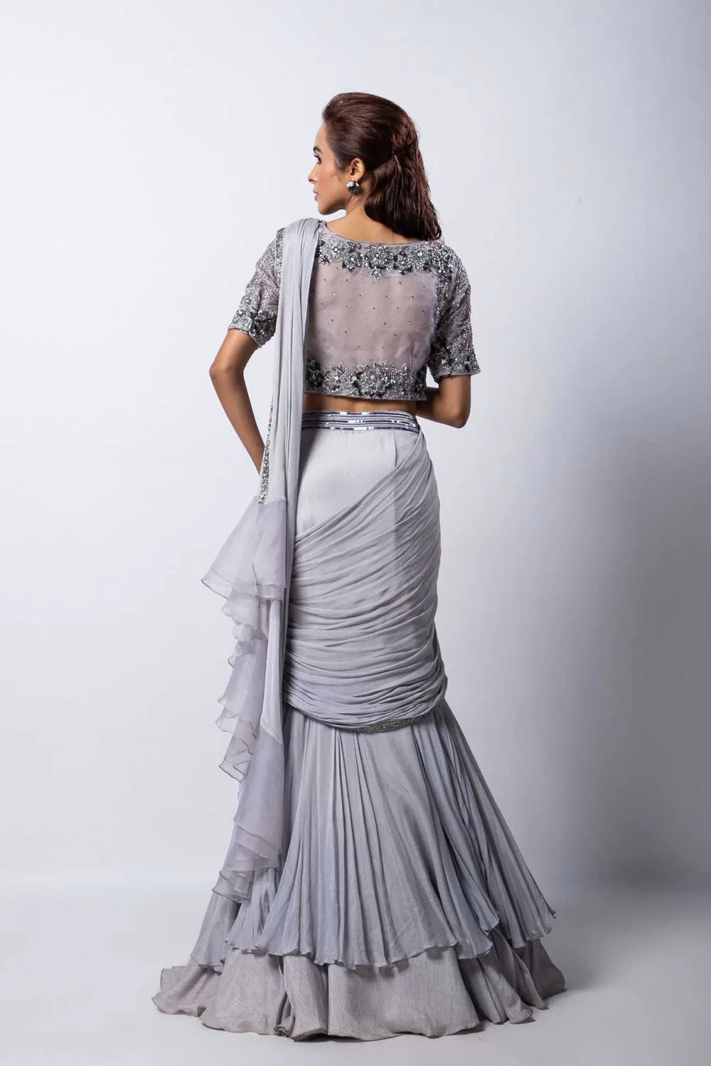 Remi Drape Saree Set