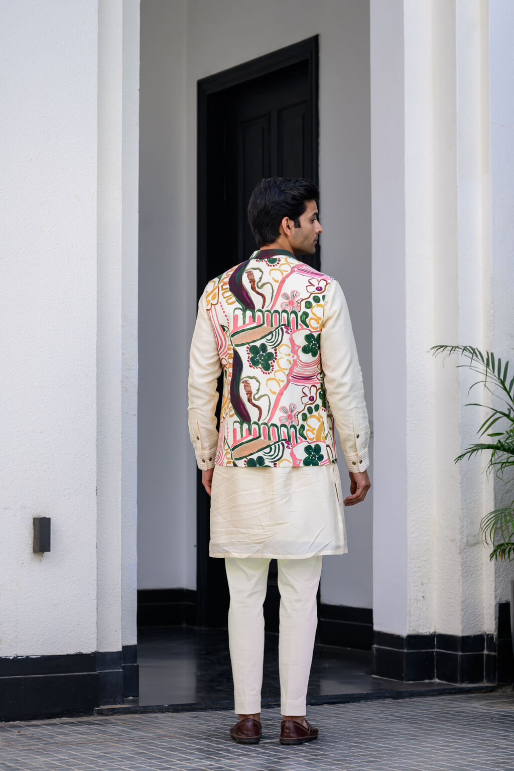 Flora Metallic Highlighted Bundi Set