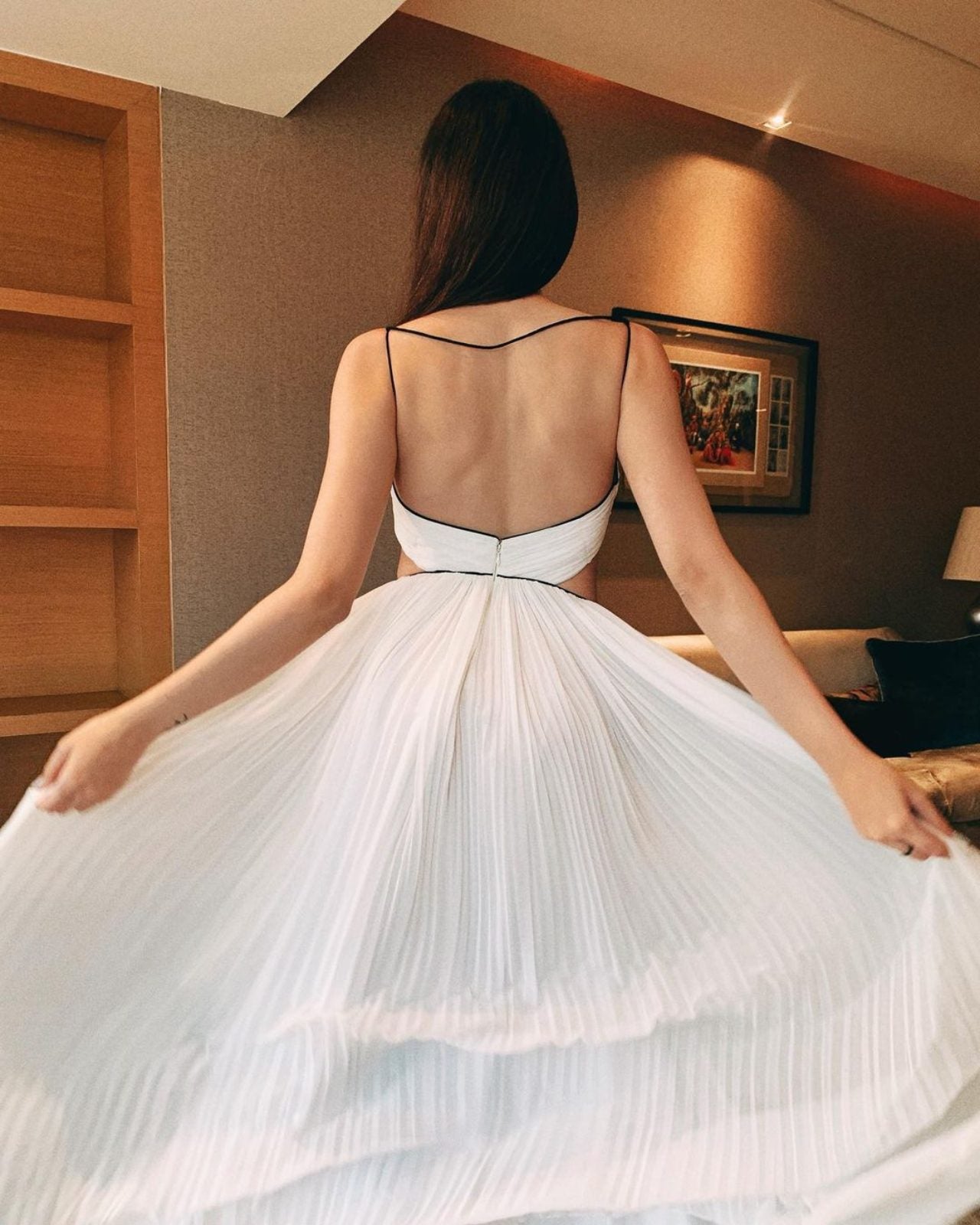 Crinkled Corset Dress