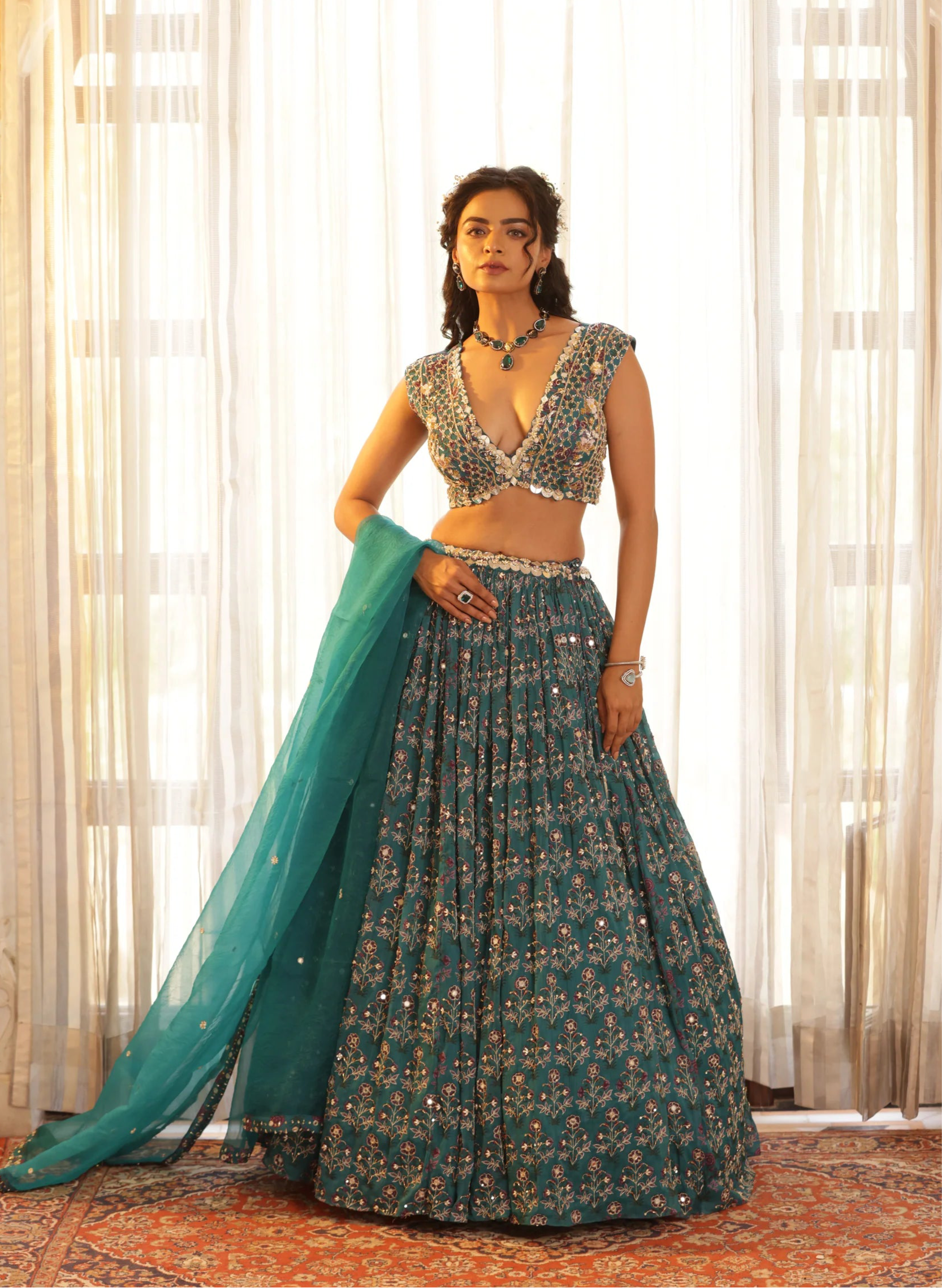 Aanchal Jain in Khwaab Lehenga Set