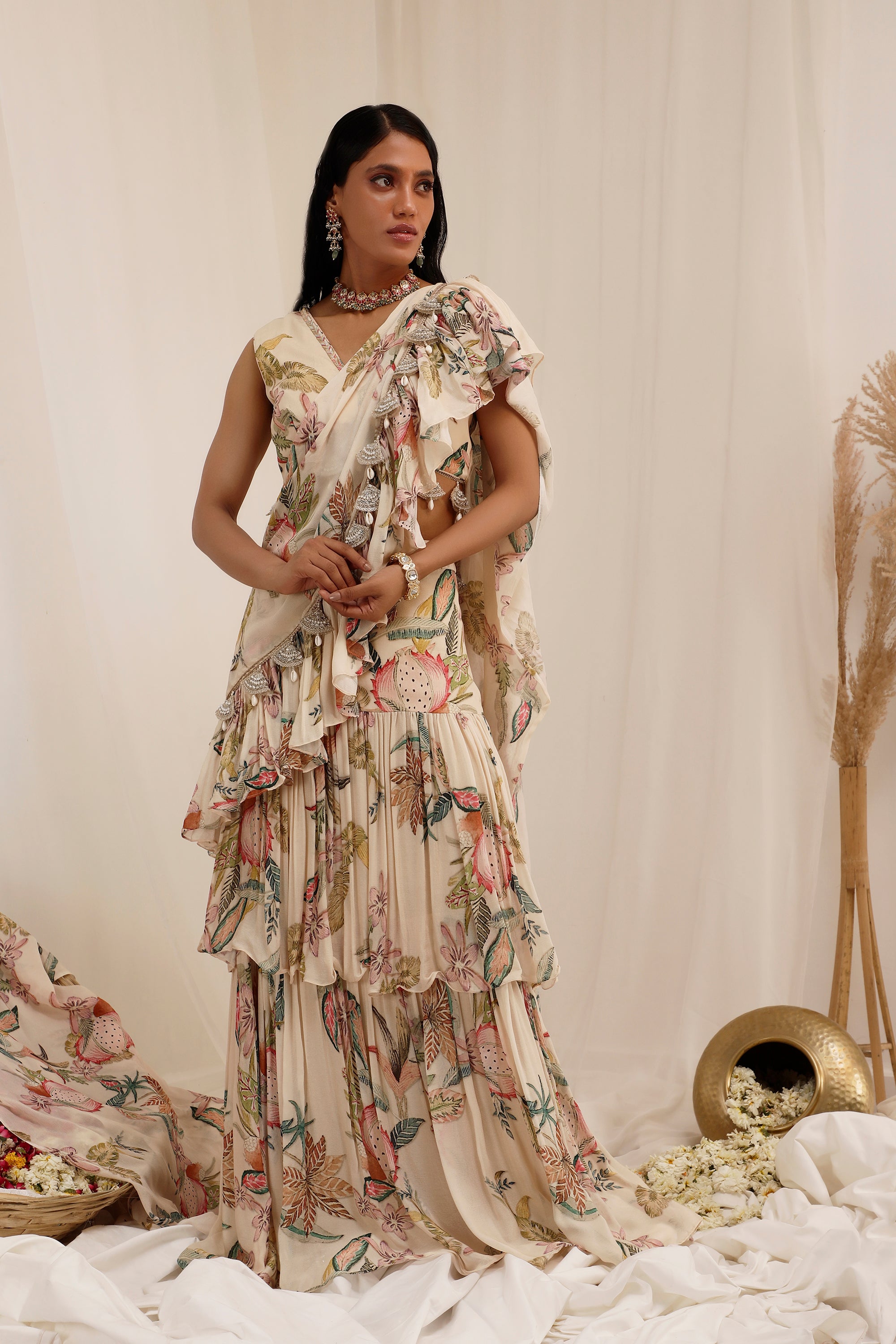 MADHANIYA - DRAPED SAREE