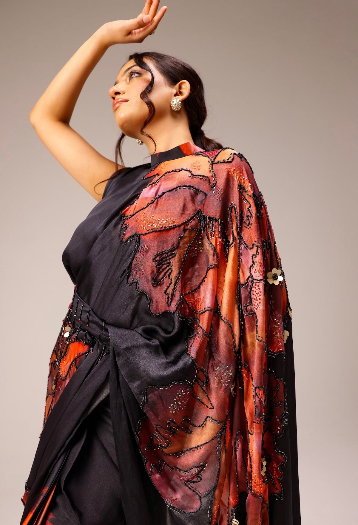 Sienna Collar Pallu Saree
