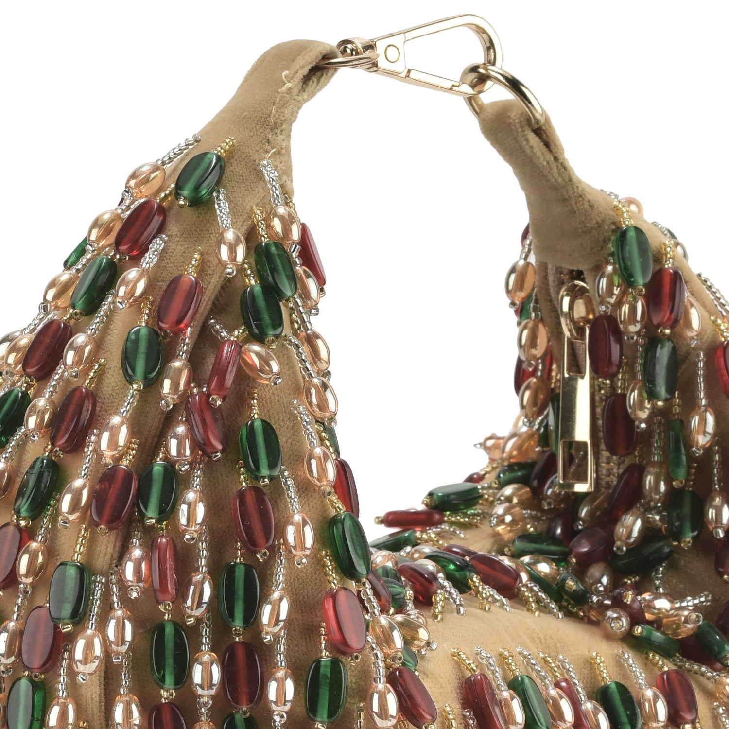 Nano Stone Boat Bag Red Green Multi