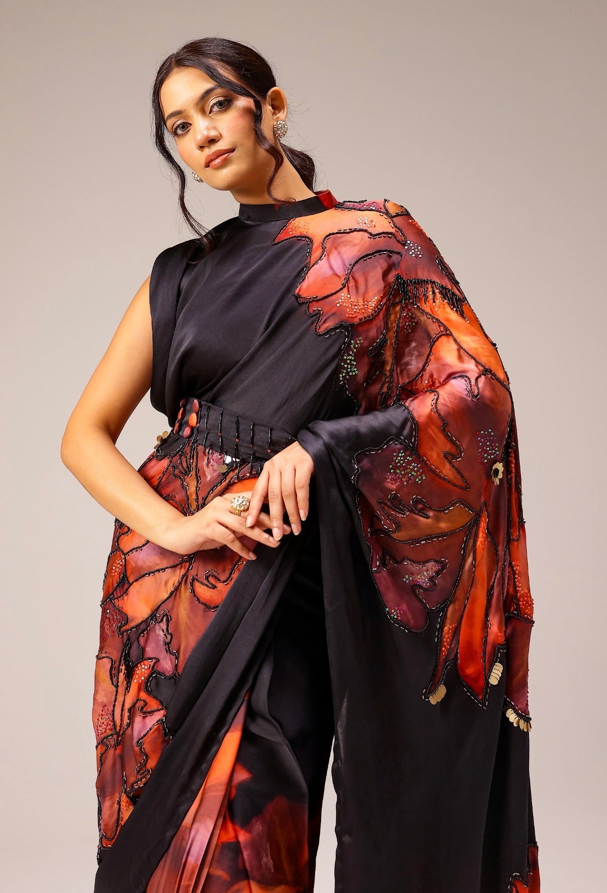 Sienna Collar Pallu Saree