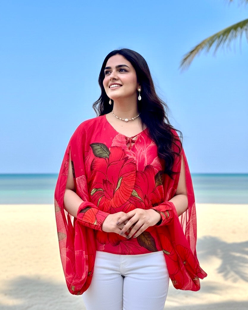 Baagh Cuff Sleeves Top