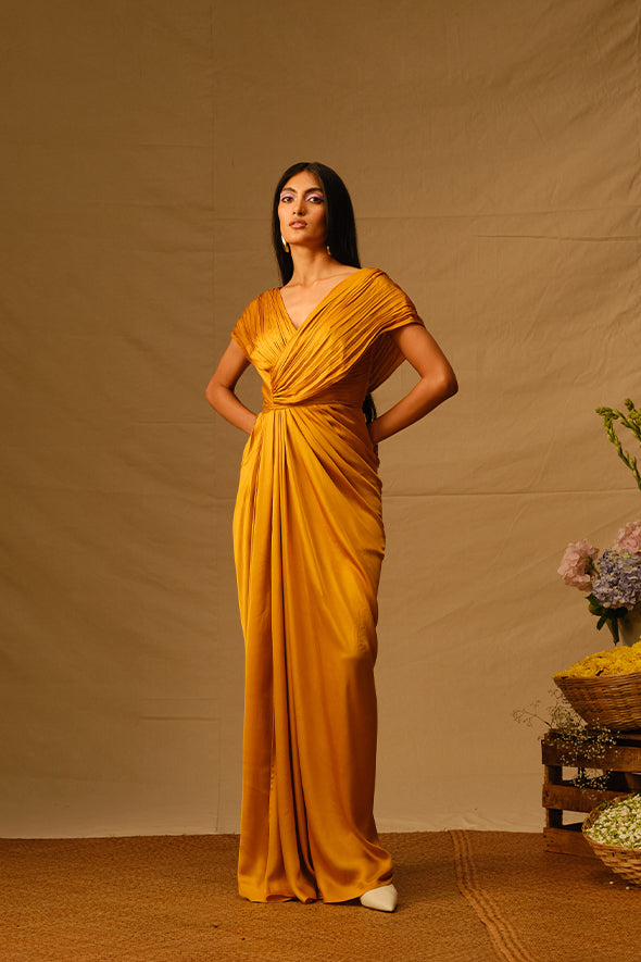 Golden Glow Gown