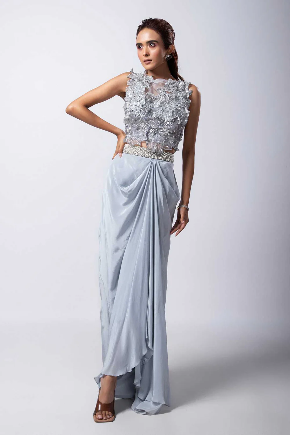 Arleth Drape Skirt Set