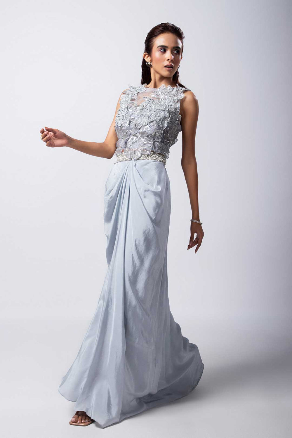 Arleth Drape Skirt Set