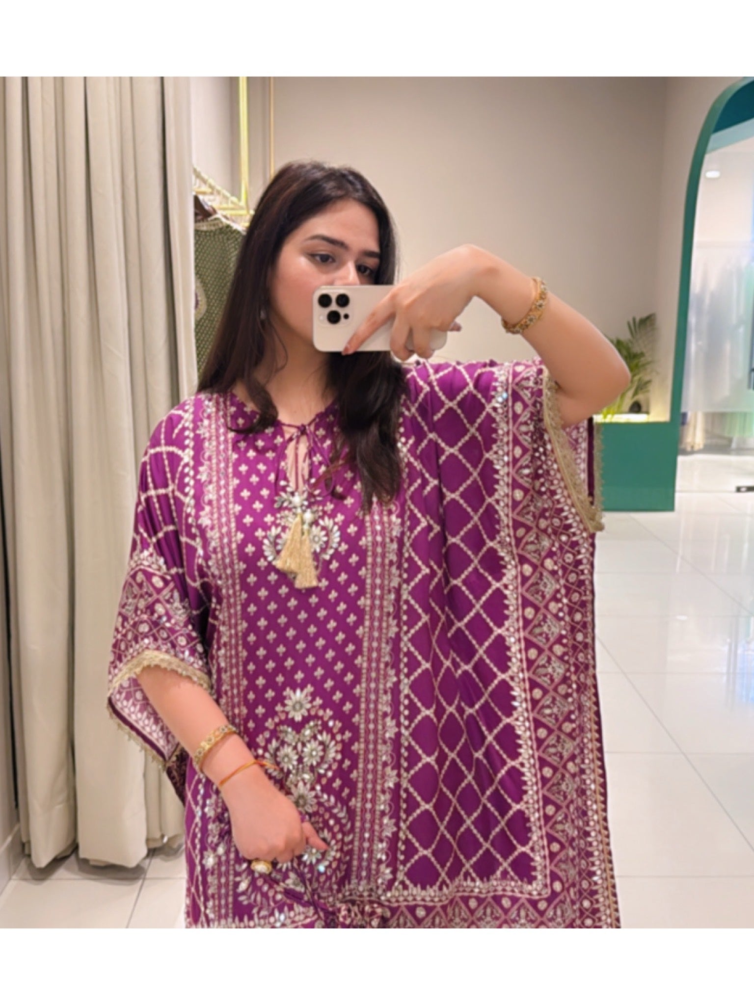 Aanchal Jain in Son Chidhaiya Kaftan Set