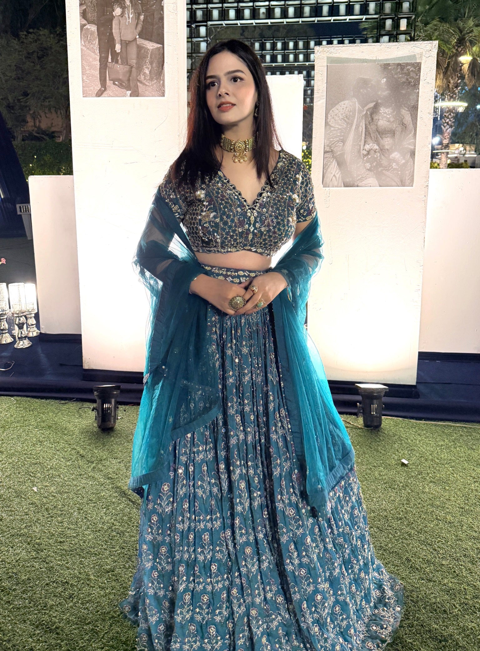 Aanchal Jain in Khwaab Lehenga Set