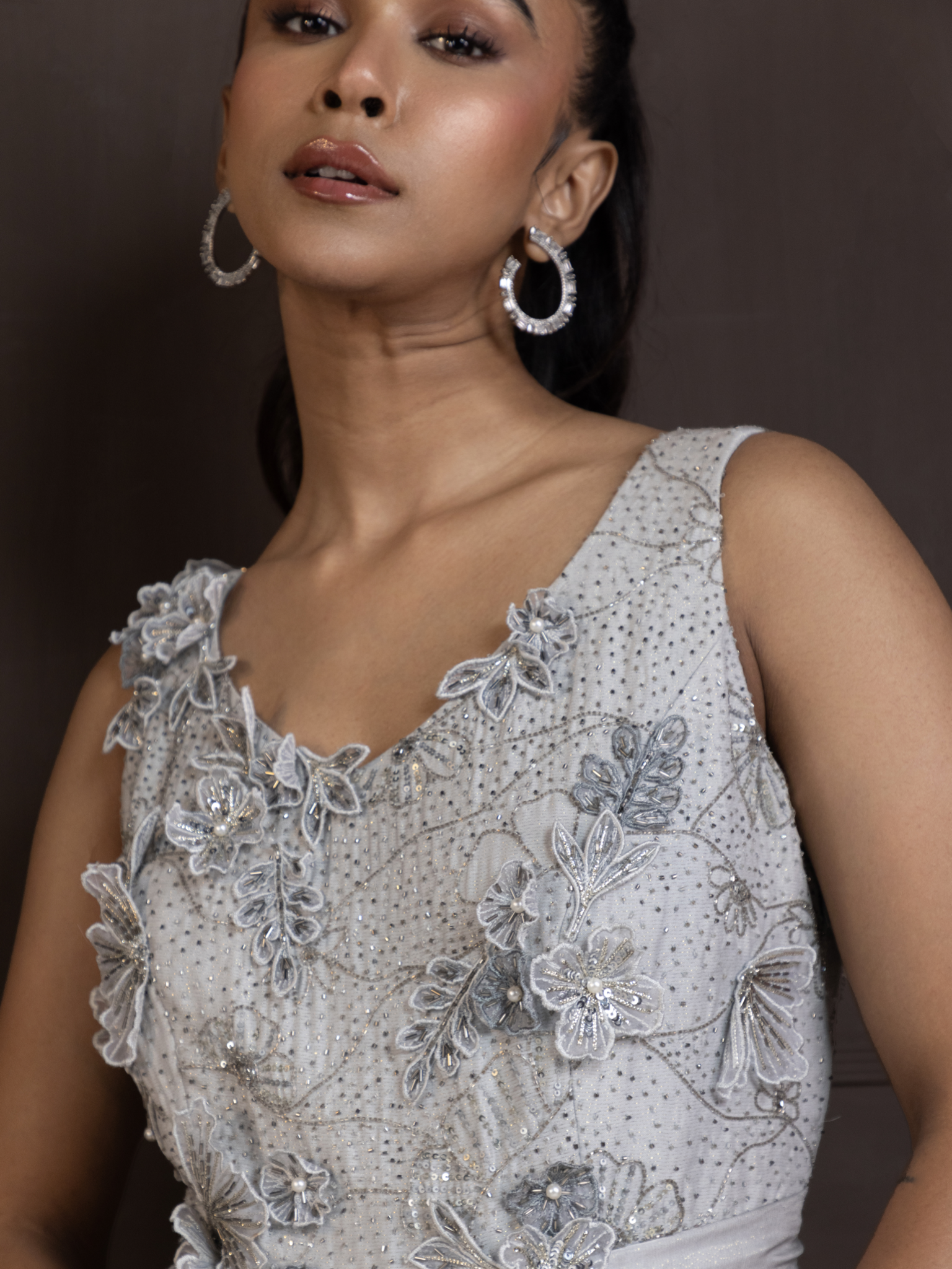 Celestial Cascade Gown