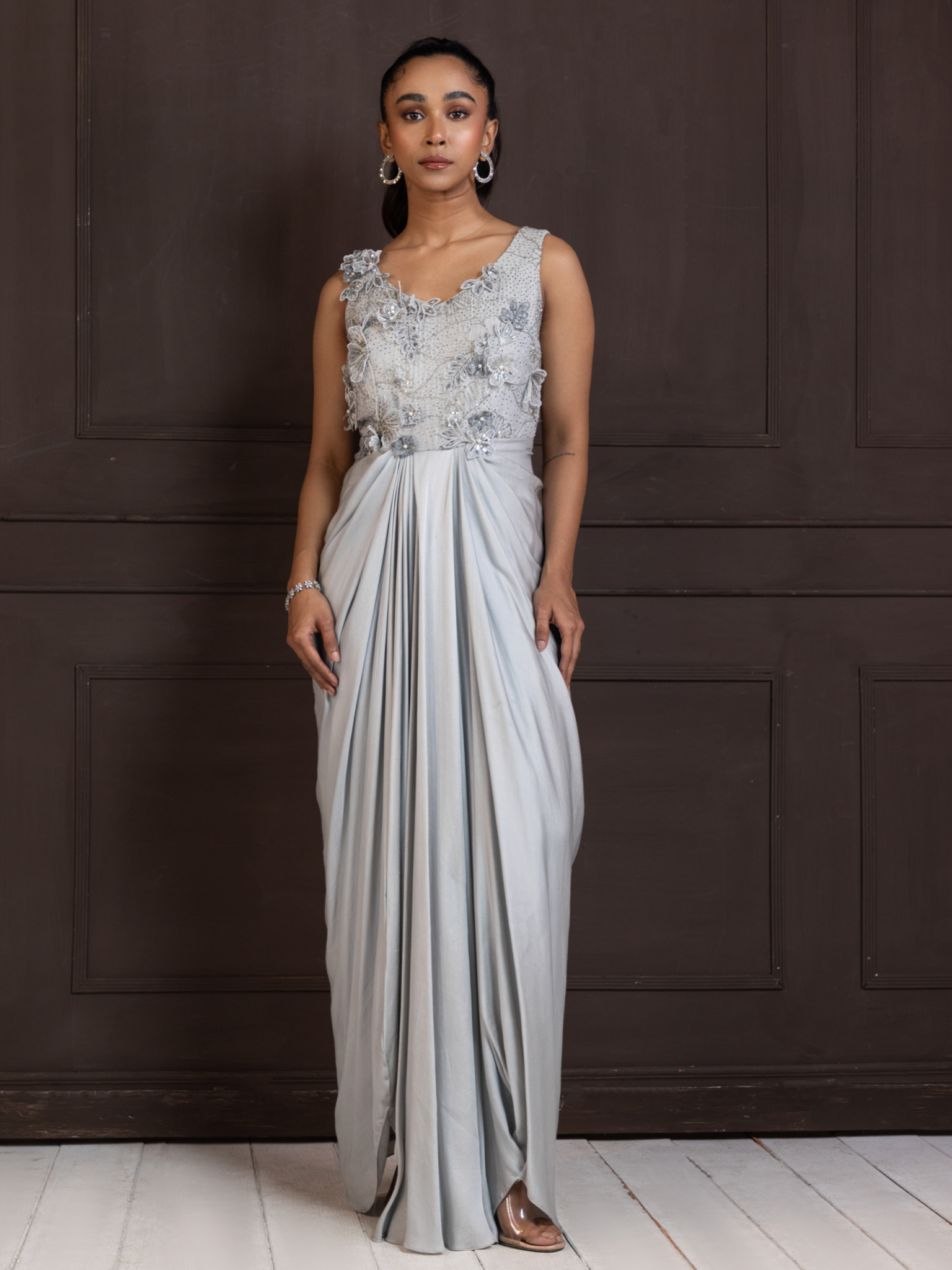 Celestial Cascade Gown
