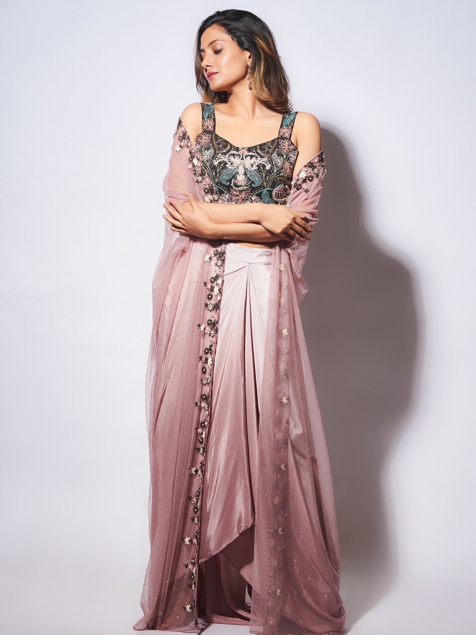 Blush pink three-piece set