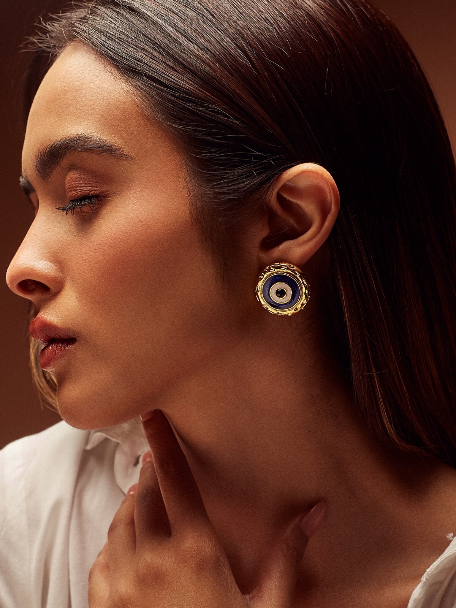 Nazar (Evil Eye) Earrings