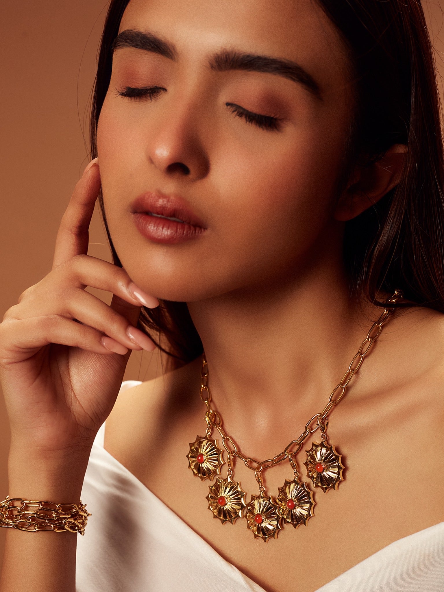 Statement Surya Necklace