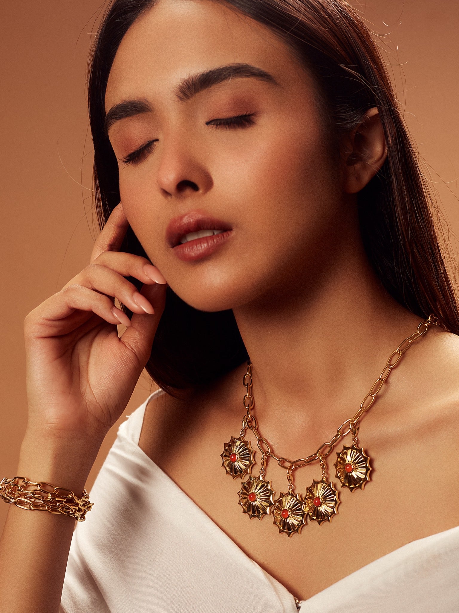 Statement Surya Necklace