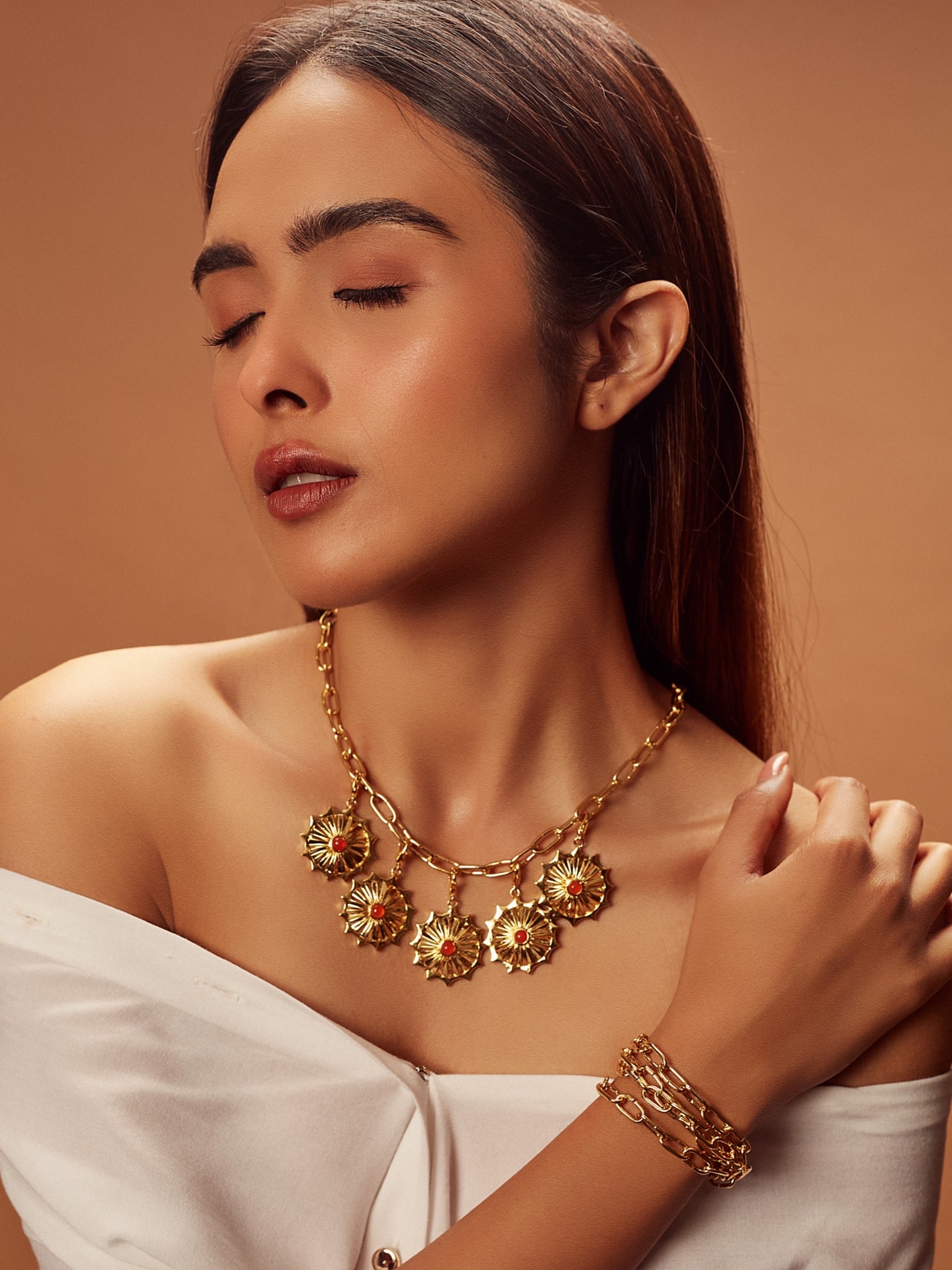 Statement Surya Necklace