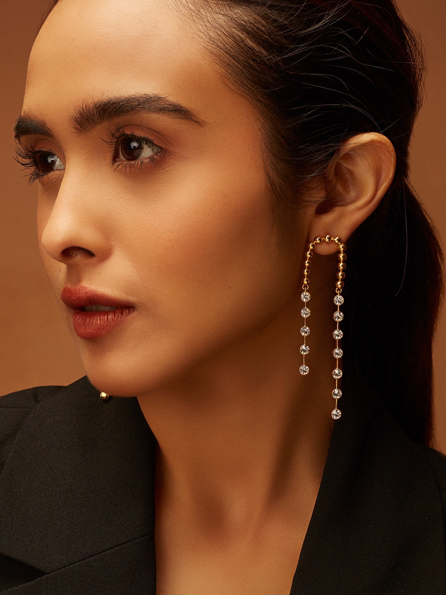 U Shaped Dangler Earrings