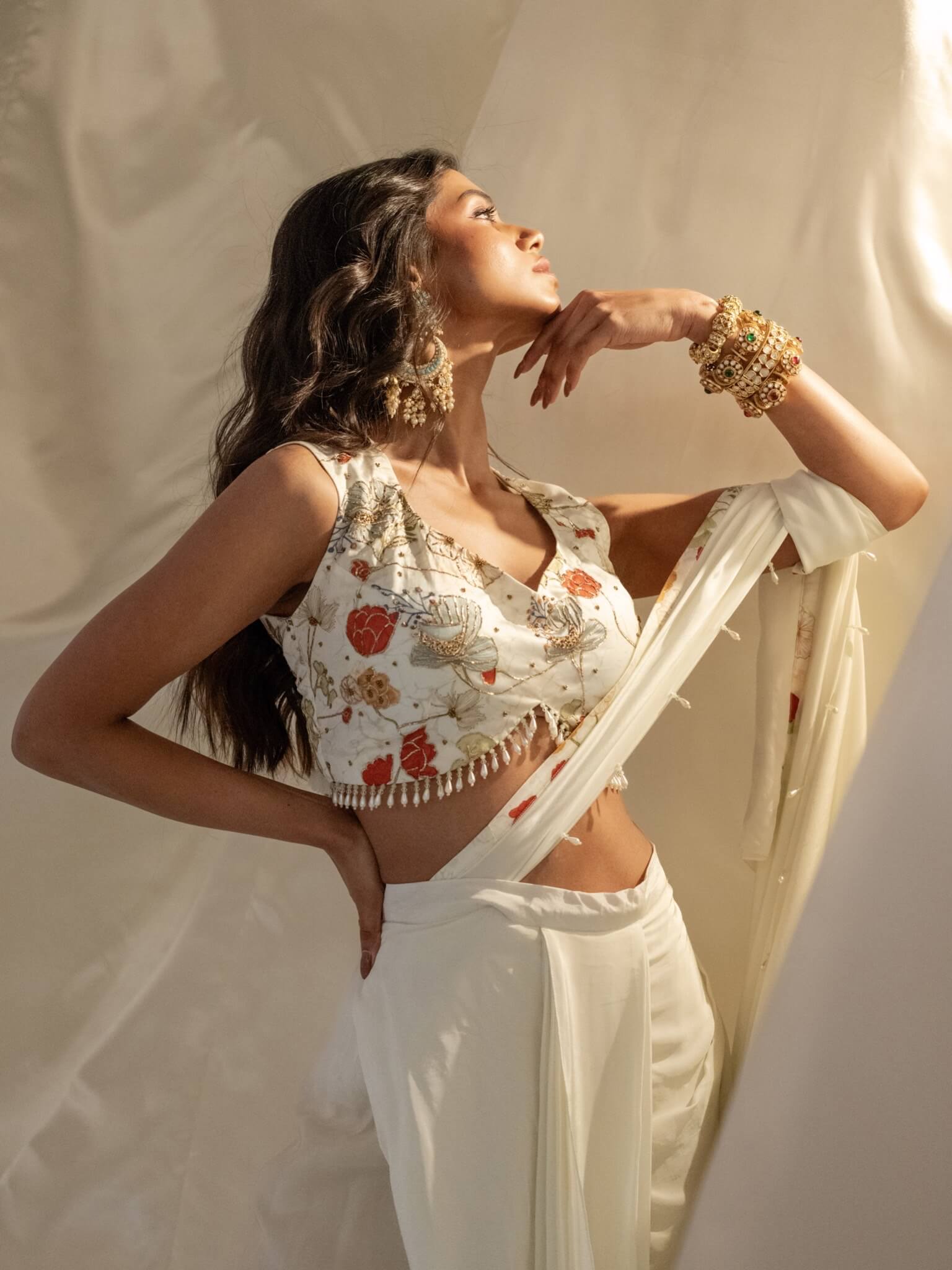 Rangsaari Drape Saree Set