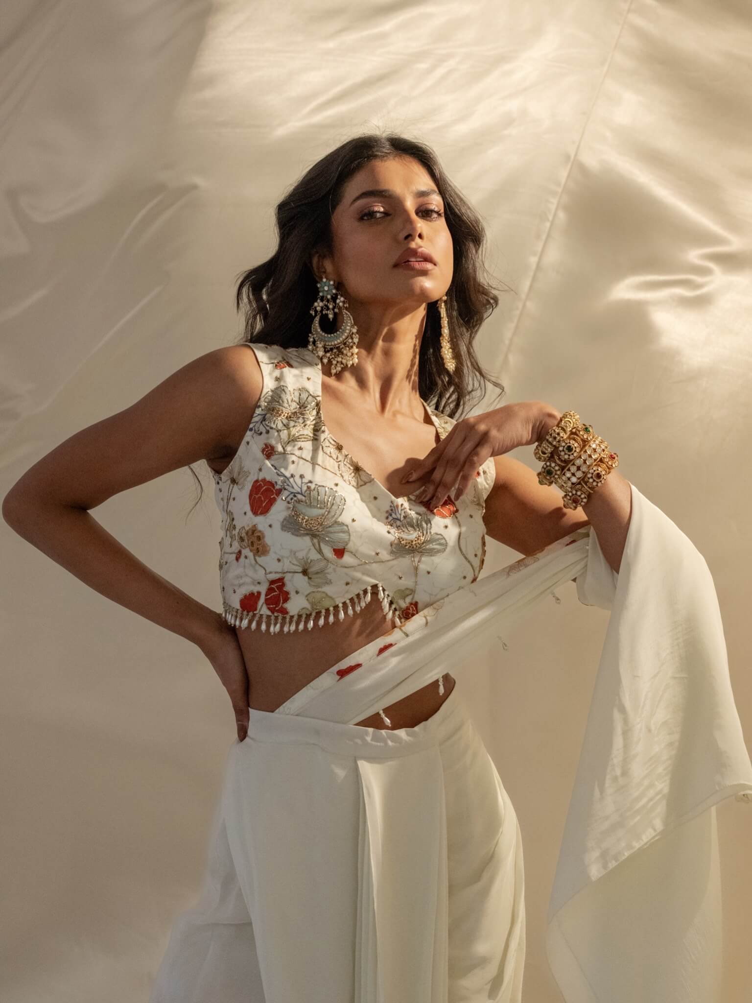 Rangsaari Drape Saree Set