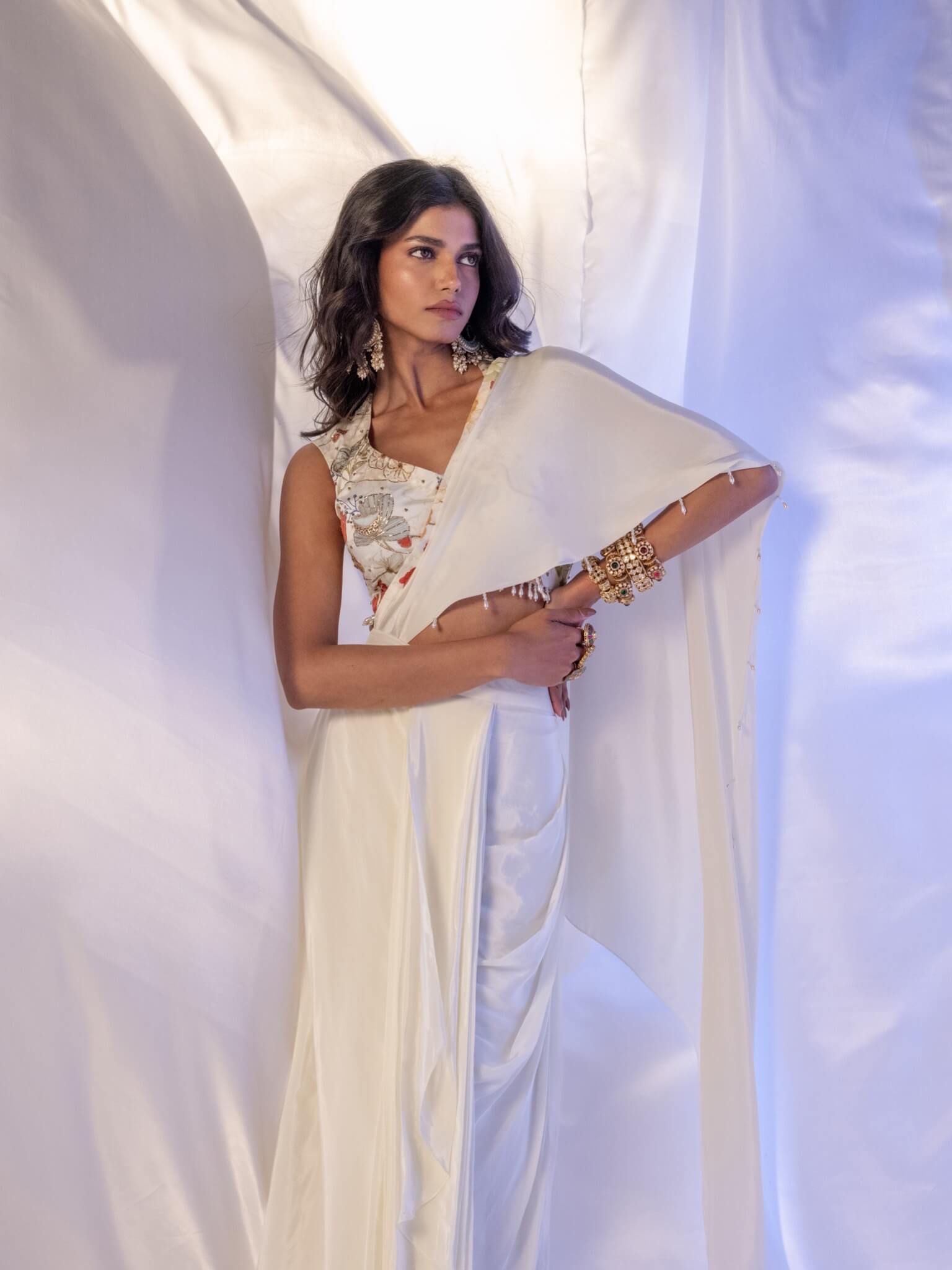 Rangsaari Drape Saree Set