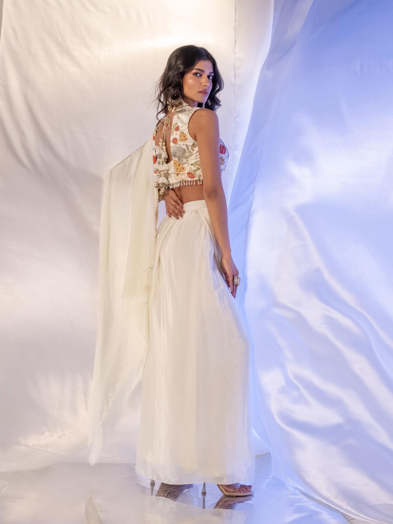 Rangsaari Drape Saree Set