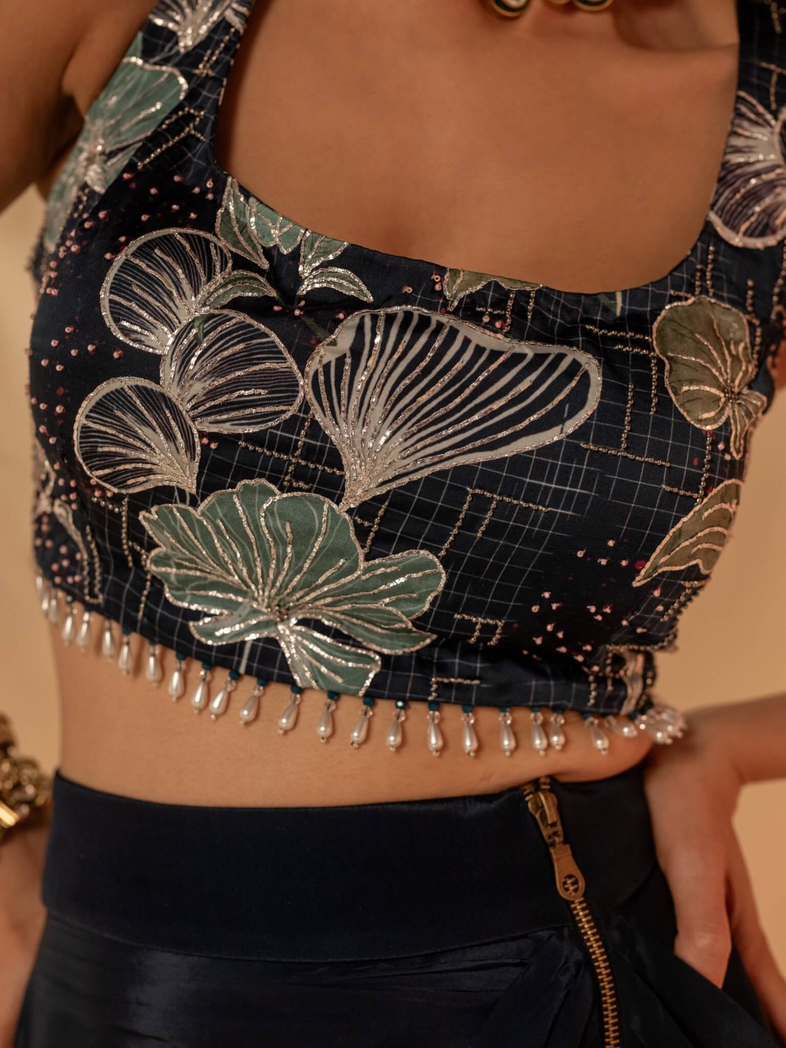 Gulshan Drape Skirt Set