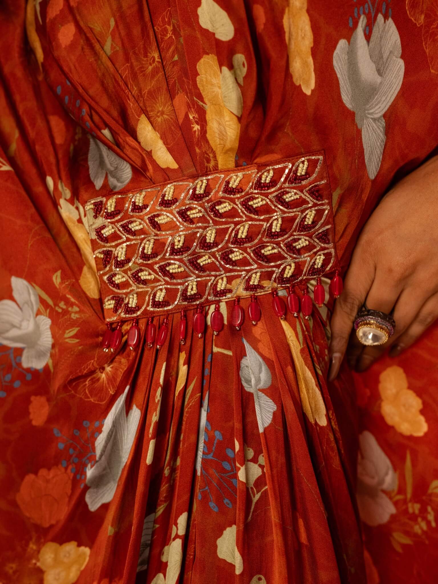 Rangbeli Kaftan Dress