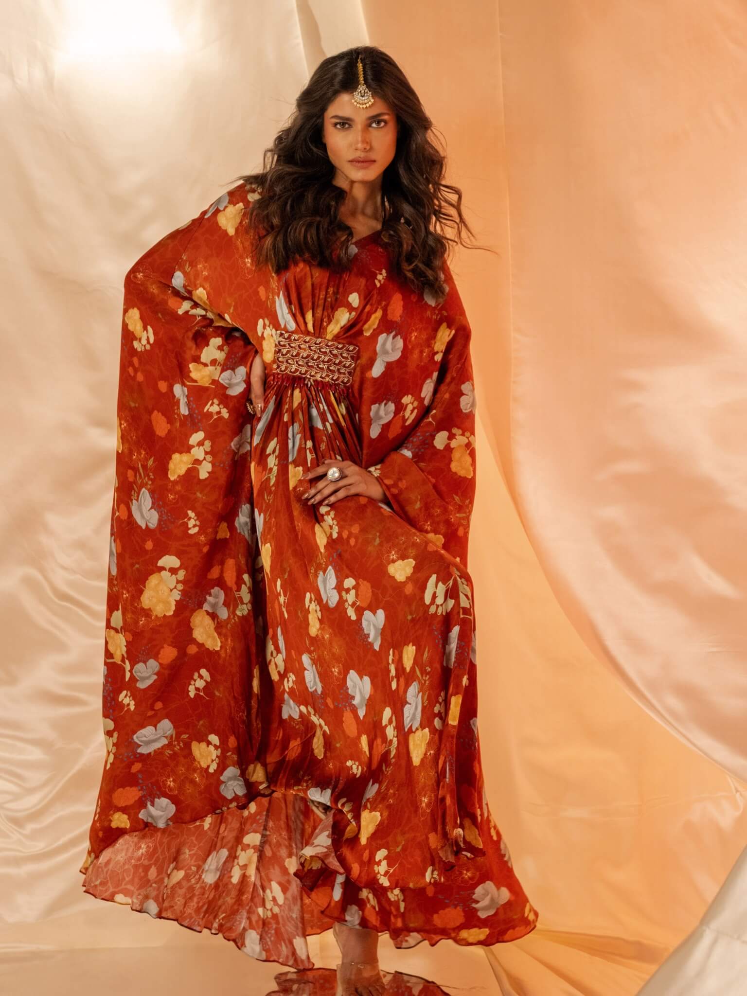 Rangbeli Kaftan Dress