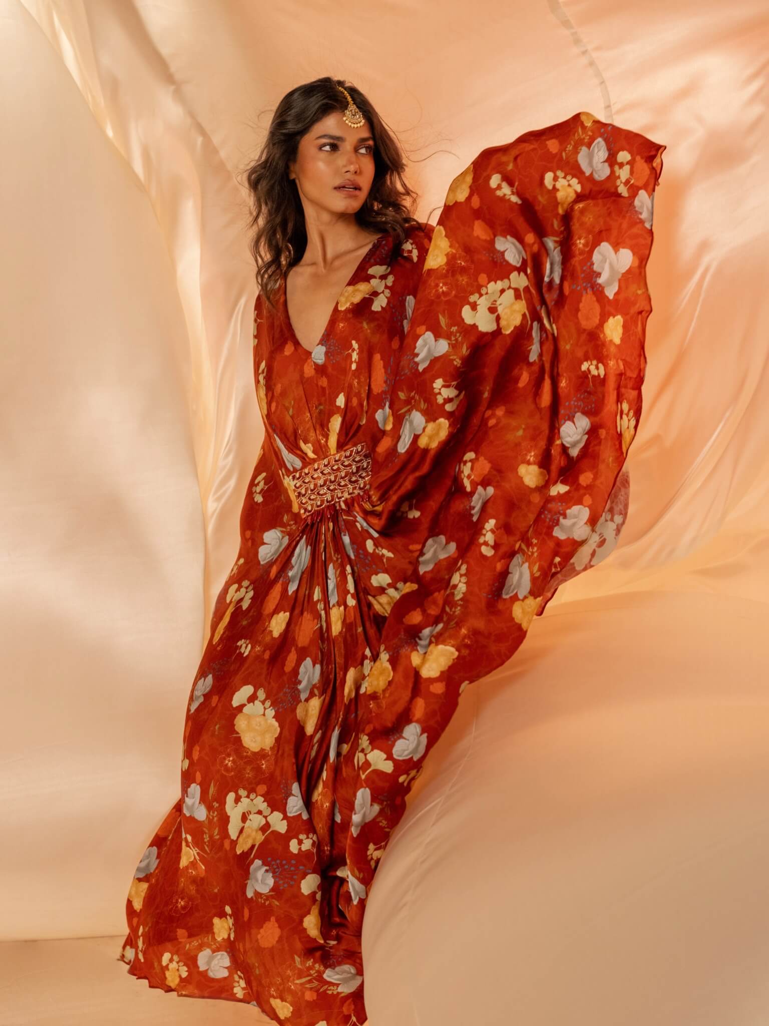 Rangbeli Kaftan Dress