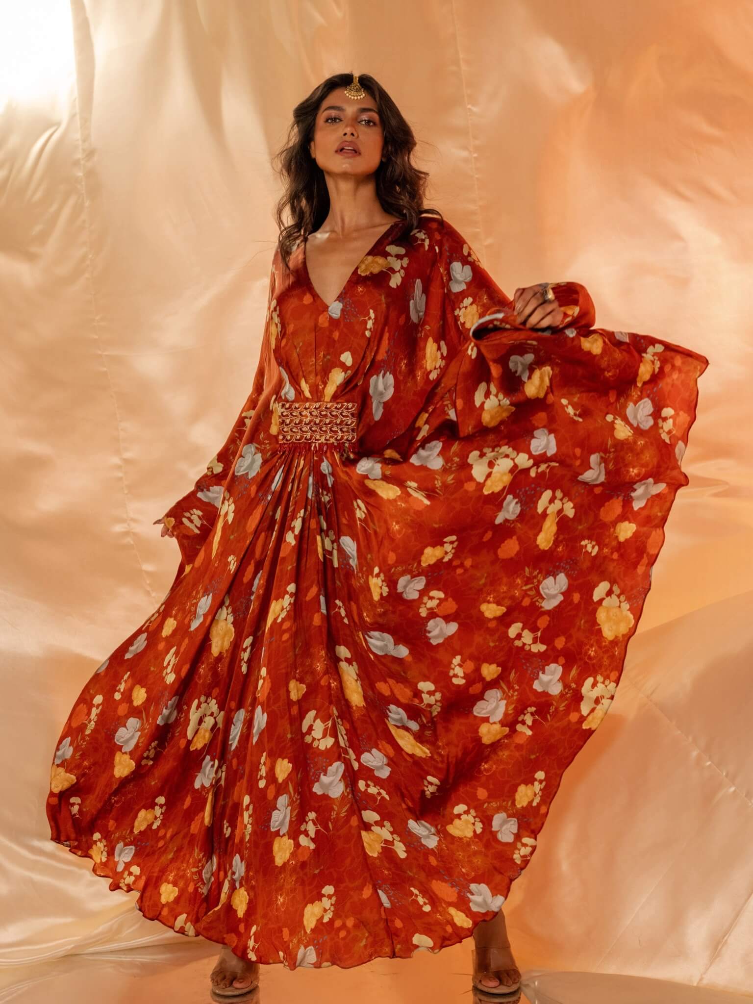 Rangbeli Kaftan Dress